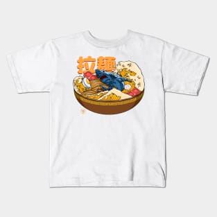 Shark Ramen Wave Kids T-Shirt